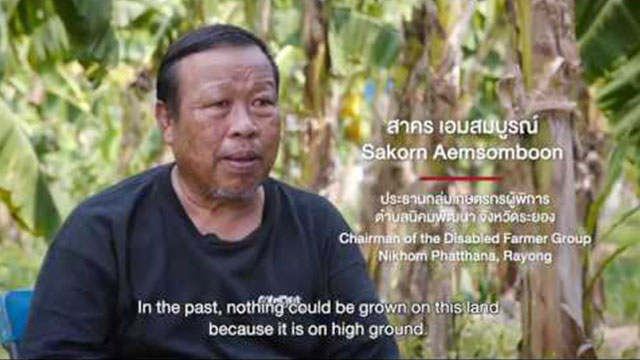 โครงการส่งเสริมอาชีพผู้พิการ เปลี่ยนพื้นที่รกร้างเป็นสวนกล้วยหอม พร้อมต่อยอดด้วยดิจิทัล